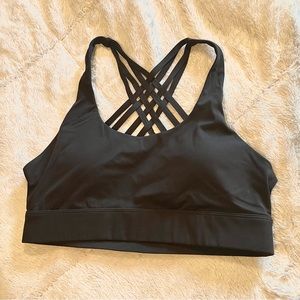ZYIA black weave bra